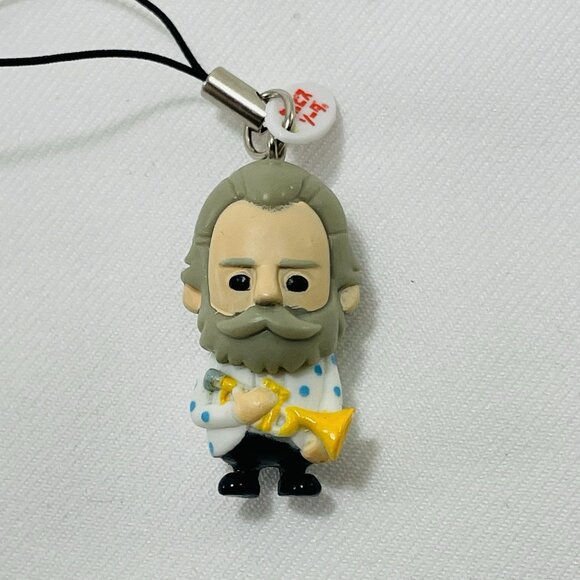 Calpis Soda Musician Brahms Mascot Mini Figure Strap Charm Keyring Japan Drink - Picture 6 of 12